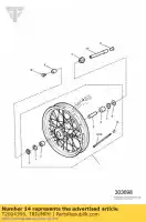 T2004396, Triumph, spoke triumph america carbs thruxton 900 thruxton 900 carbs thunderbird 790 885 900 1995 1996 1997 1998 1999 2000 2001 2002 2003 2004 2005 2006 2007, New