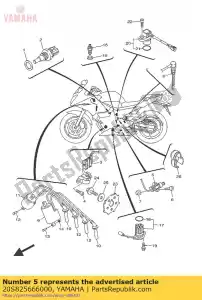 yamaha 20S825666000 prze??cznik, podpórka boczna - Dół