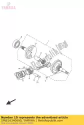 Ici, vous pouvez commander le clip, axe de piston auprès de Yamaha , avec le numéro de pièce 1P6E16340000: