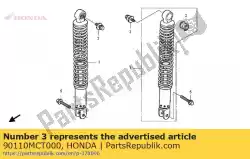 Aqui você pode pedir o lavadora de parafusos, 8x12 em Honda , com o número da peça 90110MCT000: