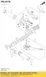 Here you can order the lever,clutch from Suzuki, with part number 5762148G11: