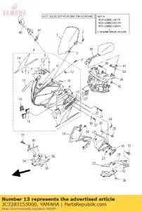 yamaha 3C3283153000 emblème - La partie au fond