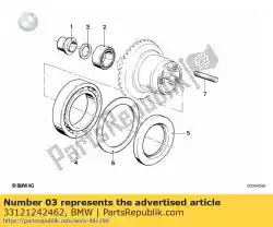 Aquí puede pedir anillo de compresión - 2,8 mm de BMW , con el número de pieza 33121242462: