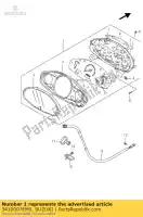 3410007EM0, Suzuki, speedometer uh1 suzuki uh burgman g  uh125 125 , New