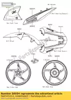 560541053, Kawasaki, mark,tail cover,z1000 zr1000ed kawasaki z 1000 2013, New