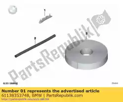 Here you can order the cable connector from BMW, with part number 61138353748: