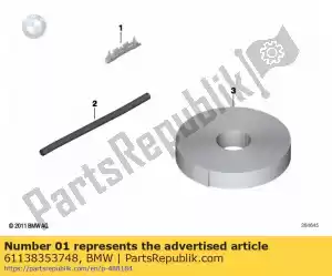 bmw 61138353748 cable connector - Bottom side