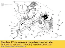 Qui puoi ordinare unione a 3 vie da Piaggio Group , con numero parte 2B000045: