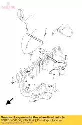 deksel, handvat boven 2 van Yamaha, met onderdeel nummer 5BRF61450100, bestel je hier online: