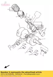 Aquí puede pedir pistón (0. 25 mm o / s) de Yamaha , con el número de pieza 4XY116350000: