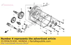 Here you can order the gasket, mission case from Honda, with part number 21395KZL930: