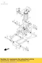 Qui puoi ordinare staffa, rr shk da Suzuki , con numero parte 6299335F00: