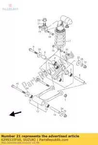 suzuki 6299335F00 staffa, rr shk - Il fondo