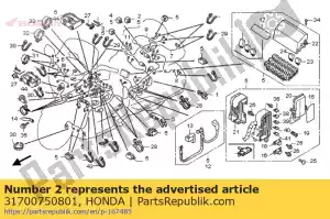 Honda 31700750801 diode assy. - Bottom side