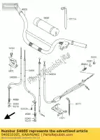 54005S005, Kawasaki, freio de cabo, lh kawasaki kfx50 50 , Novo