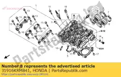 Tutaj możesz zamówić ? Wieca zap? Onowa (cpr8ea9) (ngk) od Honda , z numerem części 31916KRM841: