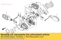 Here you can order the stay, rr. Winker from Honda, with part number 80106KEA000: