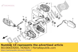 honda 80106KEA000 reste, rr. clignotant - La partie au fond