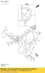 Tutaj możesz zamówić joint comp, wate od Suzuki , z numerem części 1785749H00: