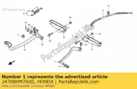 24700HM7A00, Honda, pedal, cambio de marcha honda trx 400 2000 2001 2002, Nuevo