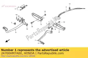 honda 24700HM7A00 pedal, cambio de marcha - Lado inferior