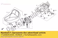 77209KR3000, Honda, borracha e, conjunto de assento honda cmx rebel c cmx450c 450 , Novo