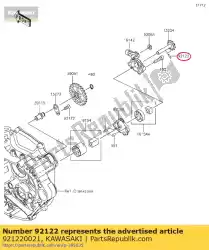 Ici, vous pouvez commander le rouleau, 2,5x11,8 ksf450b8f auprès de Kawasaki , avec le numéro de pièce 921220021: