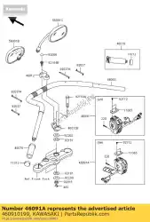 Ici, vous pouvez commander le boîtier-assy-control, rh vn1700 auprès de Kawasaki , avec le numéro de pièce 460910199: