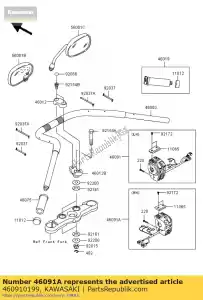 kawasaki 460910199 boîtier-assy-control, rh vn1700 - La partie au fond