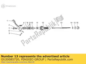 Piaggio Group GU20085720 rod - Bottom side