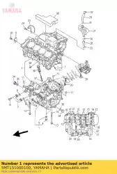 Here you can order the crankcase assy from Yamaha, with part number 5MT151000100: