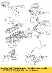 Ici, vous pouvez commander le unité de commande électronique auprès de Kawasaki , avec le numéro de pièce 211751171: