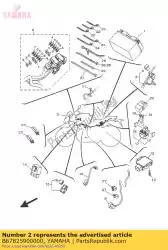 Ici, vous pouvez commander le faisceau de câbles assy auprès de Yamaha , avec le numéro de pièce B67825900000: