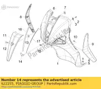 622255, Piaggio Group, cadre piaggio liberty 125 150 200 2002 2006 2007 2008, Nouveau