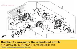 Here you can order the shim a, pinion gear(1. 32) from Honda, with part number 41450MGE000: