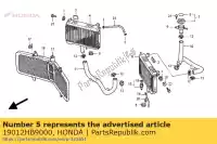 19012HB9000, Honda, borracha, montagem do radiador honda gl nx 250 1500 1988 1989 1990 1991 1992 1993 1994 1995 1996 1997 1998 1999 2000, Novo