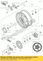 922001489, Kawasaki, sluitring zr1100-c3 kawasaki  gpz gtr klz kr tr w z zr zrx zx zxr zz r zzr 250 400 600 650 750 800 900 1000 1100 1200 1400 1989 1990 1991 1992 1993 1994 1995 1996 1997 1998 1999 2000 2001 2002 2003 2004 2005 2006 2007 2008 2009 2010 2011 2012 2013 2014 2015 2016 2017 2018 20, Nieuw