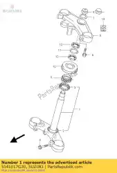 Qui puoi ordinare sterzo dello stelo da Suzuki , con numero parte 5141017G20: