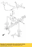 4452006G00, Suzuki, soporte comp, fu suzuki dl dl v-strom 650 1000 2002 2003 2004 2005 2006 2007 2008 2009 2010 2011, Nuevo