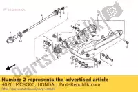 40201MCSG00, Honda, arbre, hélice honda st 1300 2002 2003 2004 2006 2007 2008 2009 2010, Nouveau