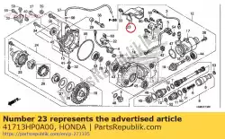 Aqui você pode pedir o capa, fr. Embreagem final em Honda , com o número da peça 41713HP0A00: