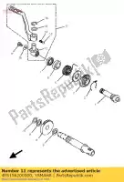 4ES156200000, Yamaha, kick crank assy yamaha yz 80 1993 1994 1995 1996 1997 1998 1999 2000 2001, Nuovo