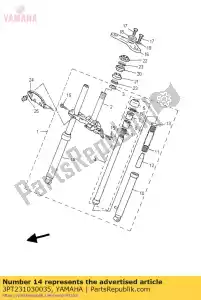 yamaha 3PT231030035 zespó? przedniego widelca (prawy) - Dół