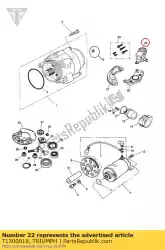 Qui puoi ordinare portaspazzole da Triumph , con numero parte T1300018: