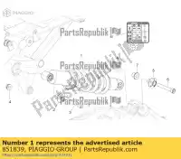 851839, Piaggio Group, schokdemper aprilia na mana 850, Nieuw