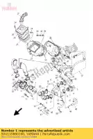 5VU135860100, Yamaha, joint, carburetor 1 yamaha xp 500 2005 2006 2007 2008 2009 2010 2011, New