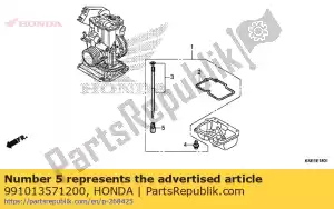 honda 991013571200 jet, main, #120 - Bottom side