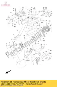 yamaha 11DE111B1000 isolant 1 - La partie au fond