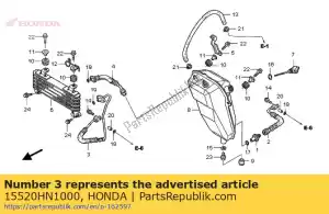Honda 15520HN1000 tubo b, olio - Il fondo