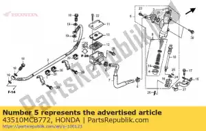 honda 43510MCB772 aucune description disponible pour le moment - La partie au fond